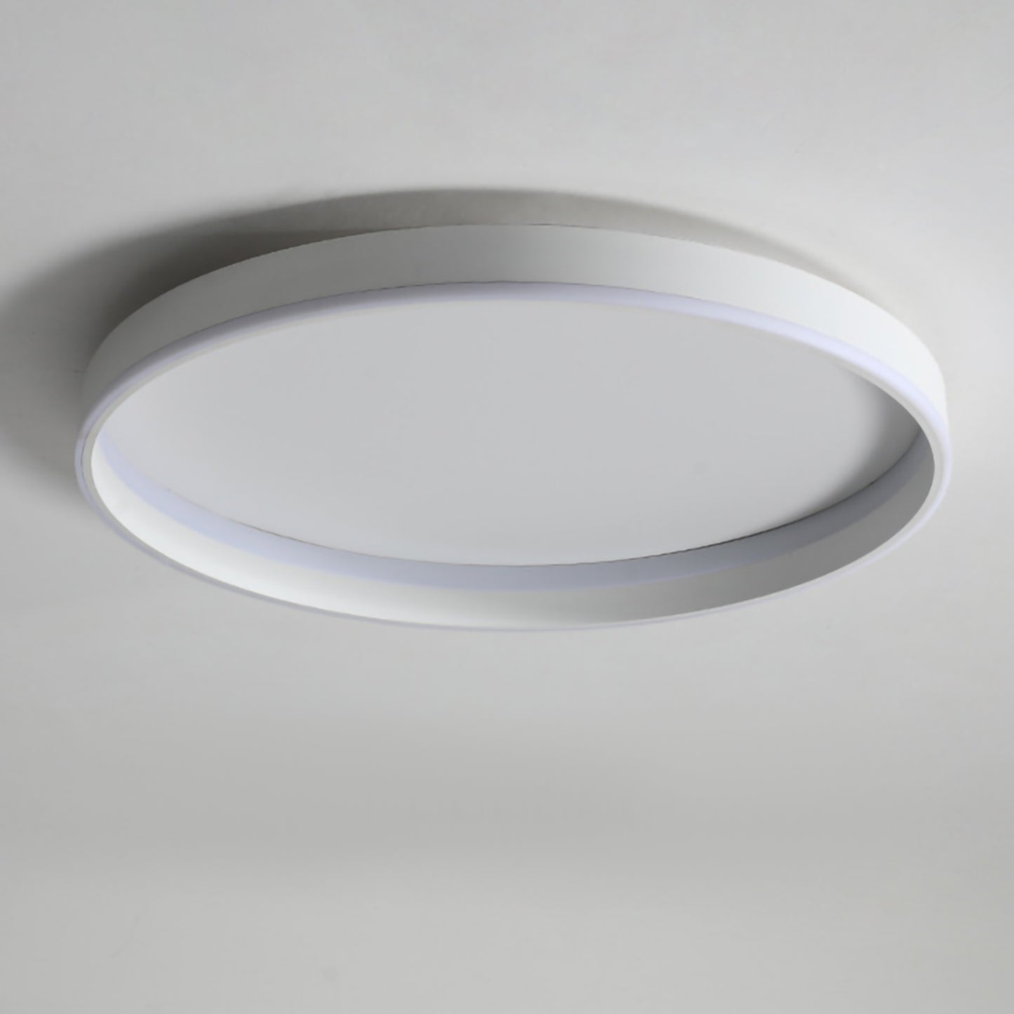 Ailiebe Design® LED-Deckenleuchte Dimmbar mit Fernbedienung mit Memory Funktion Modern Elegant Durchmesser 40cm Rund Milchweiß ADLEDD025