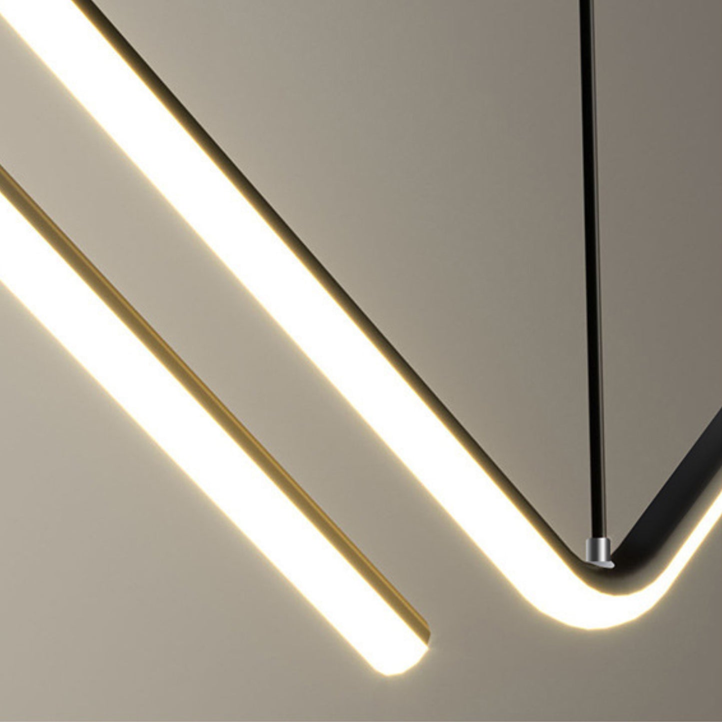 Ailiebe Design® LED-Pendelleuchte Esstischlampe Deckenleuchte Dimmbar mit Fernbedienung mit Memory Funktion Breite 90cm Länge 40-120cm Verstellbar Schwarz AILIEBE021