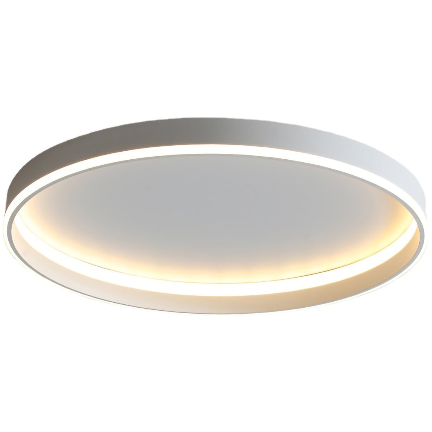 Ailiebe Design® LED-Deckenleuchte Dimmbar mit Fernbedienung mit Memory Funktion Modern Elegant Durchmesser 40cm Rund Milchweiß ADLEDD025