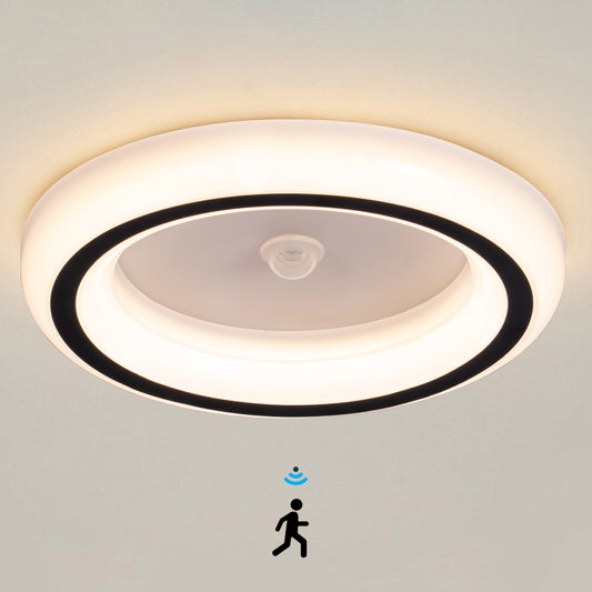 Ailiebe Design® LED-Deckenleuchte mit Bewegungsmelder Warmweiß für Flur Diele Treppe Keller AILIEBE011